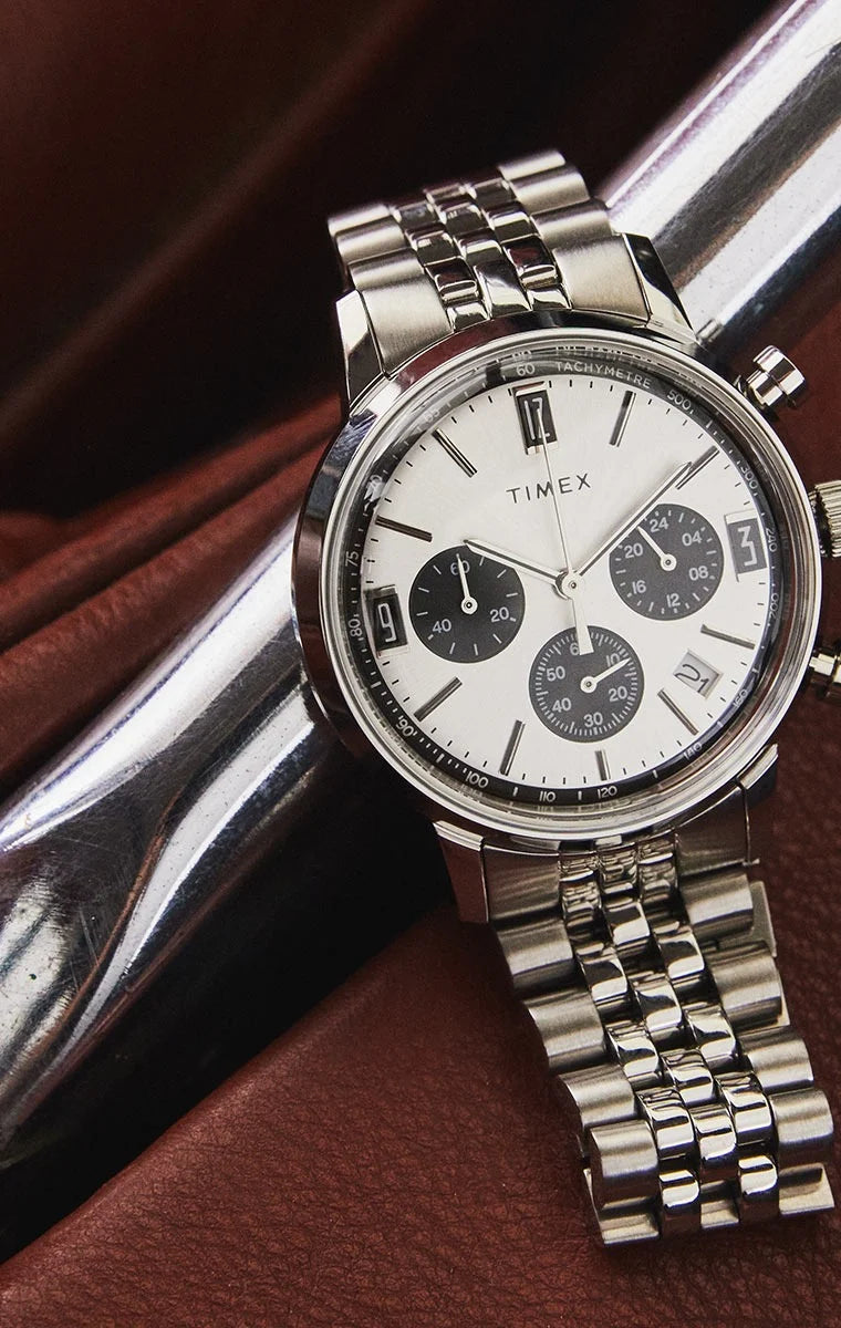 Timex® Marlin Chronograph Tachymeter 40mm Stainless Steel Bracelet