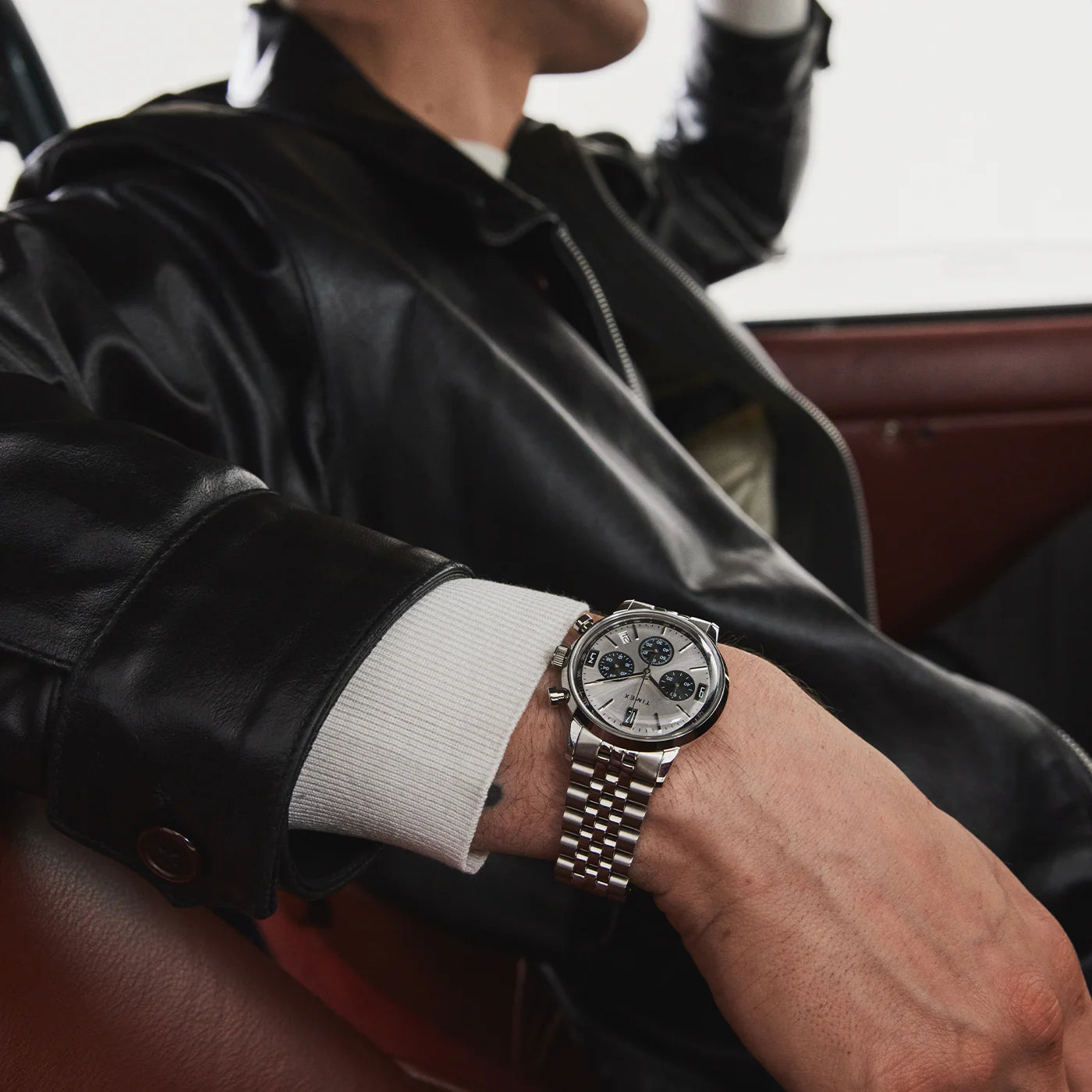 Timex® Marlin Chronograph Tachymeter 40mm Stainless Steel Bracelet