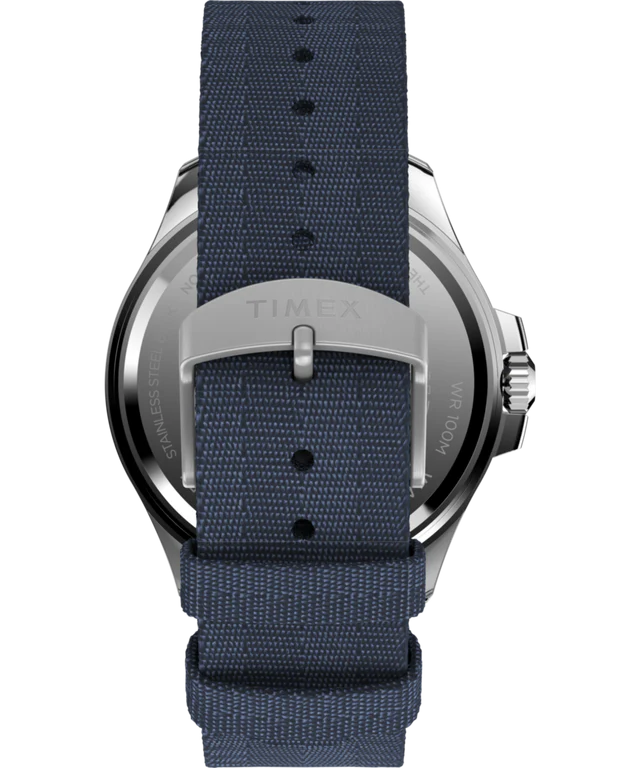Harborside Coast 44mm Recycled Fabric Strap Watch | Blue