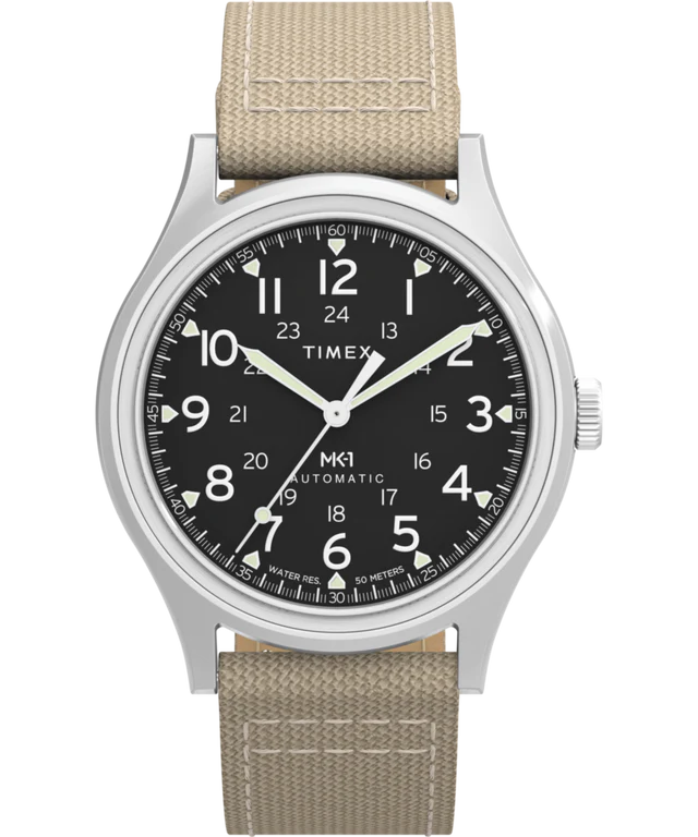 MK1® Automatic 40mm Fabric Strap Watch | Tan