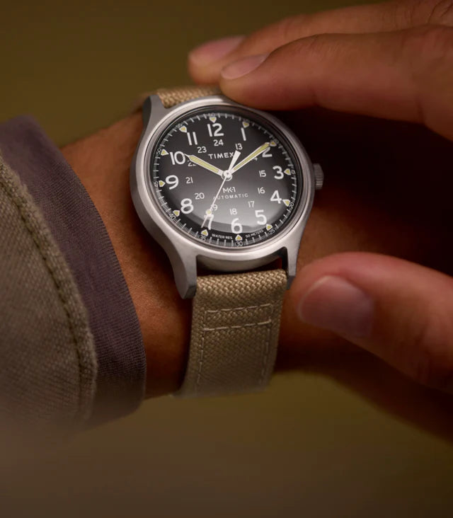 MK1® Automatic 40mm Fabric Strap Watch | Tan