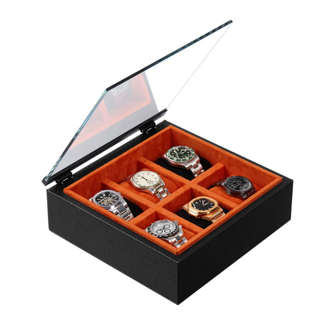 Luxury 6 Slot Watch Display Box – Highlander Fox Watch Supply Co.