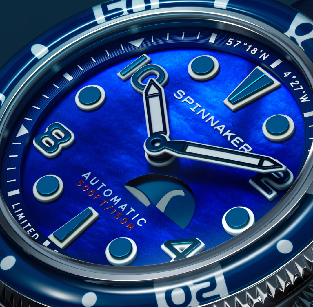 Fleuss Automatic Nessie Pearl Diver Limited Edition spinnaker SP-5168-01