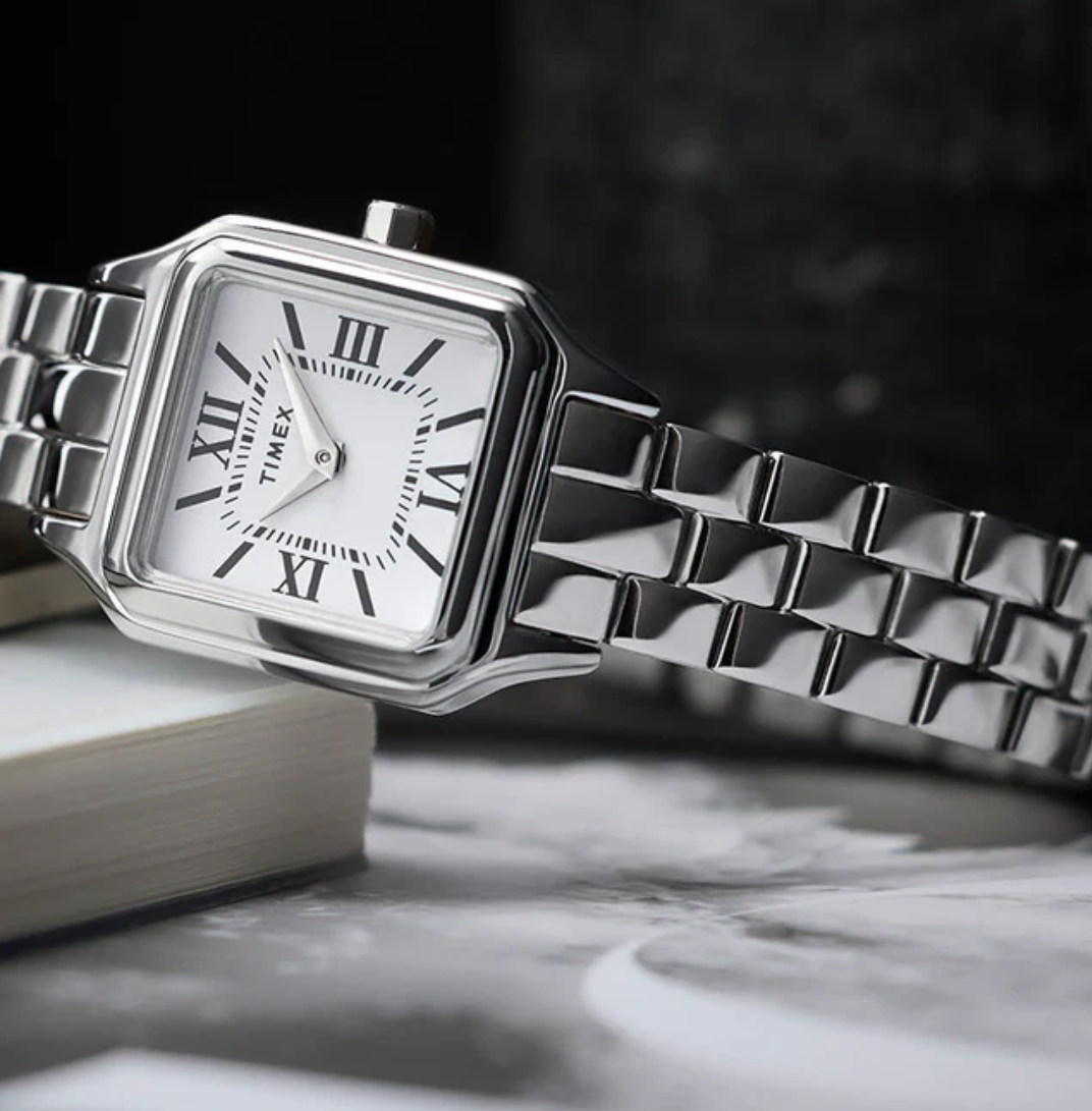 Timex® Addison 23mm Stainless Steel Bracelet Watch TW2Y23800