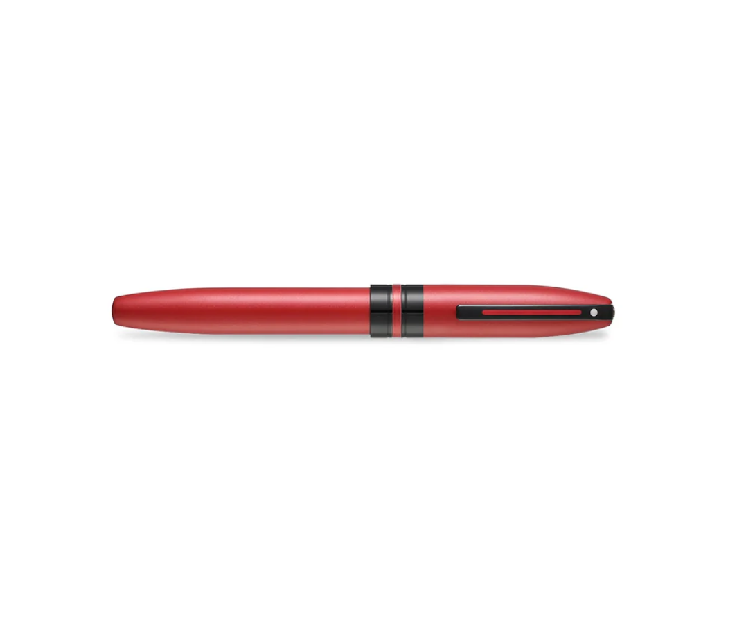 Sheaffer® ICON 9111 Metalic Red Fountain Pen With Gloss Black trim E0911153