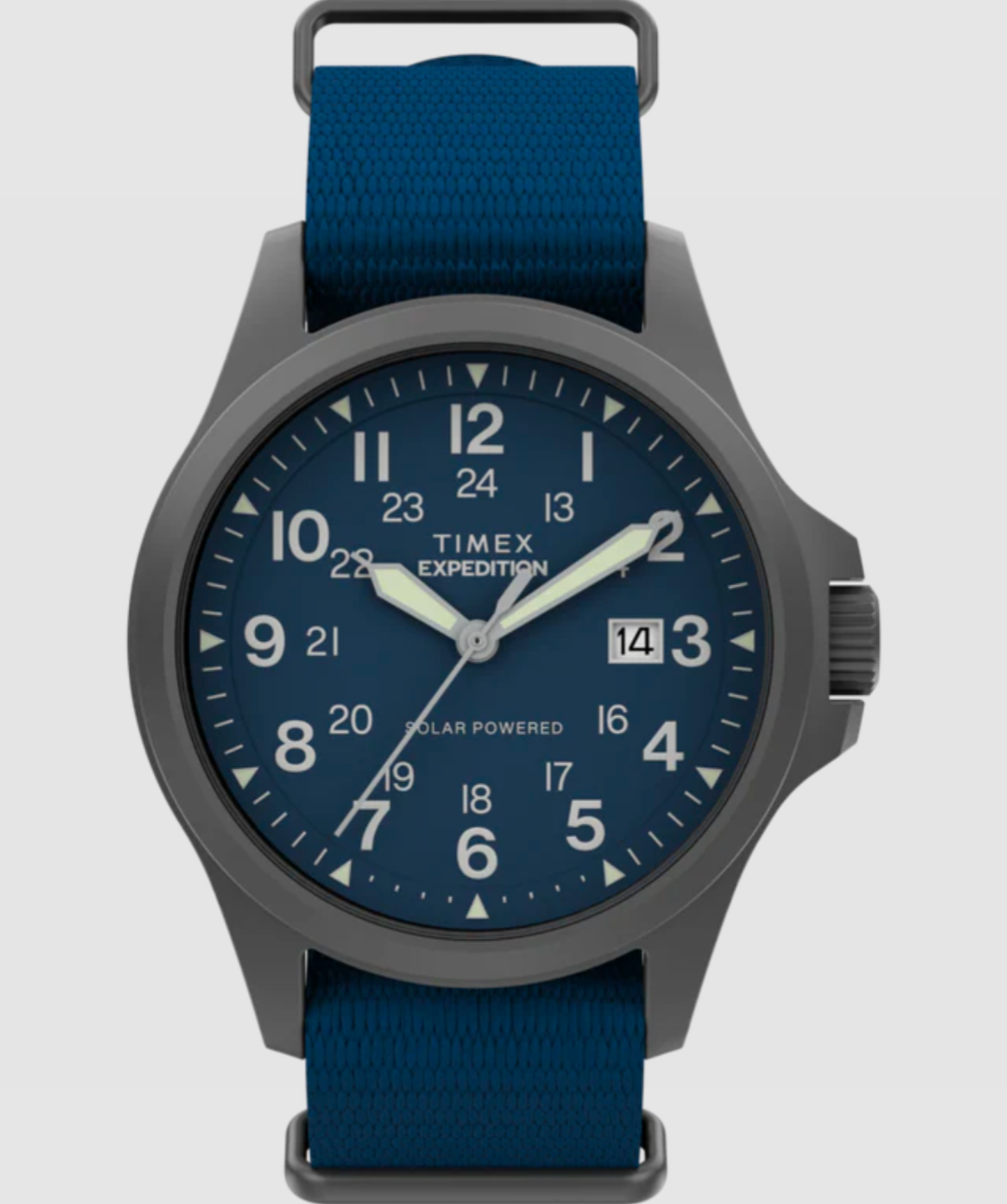 Expedition® Field Post Solar
41mm Eco-Conscious Fabric Strap Watch Blue