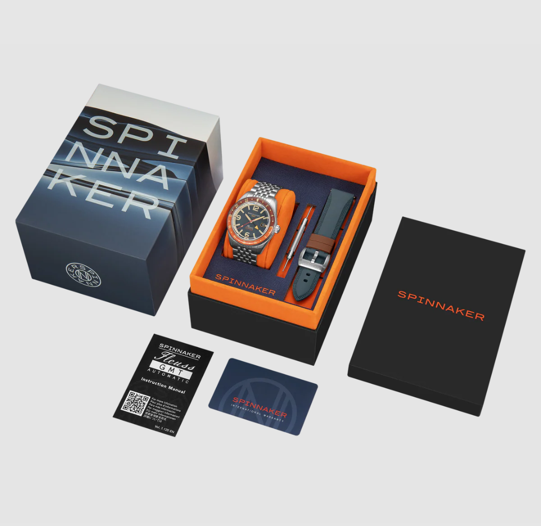Spinnaker
Fleuss GMT Automatic Dark Cerulean Blue SP-5120-55 wait time 1-2 weeks