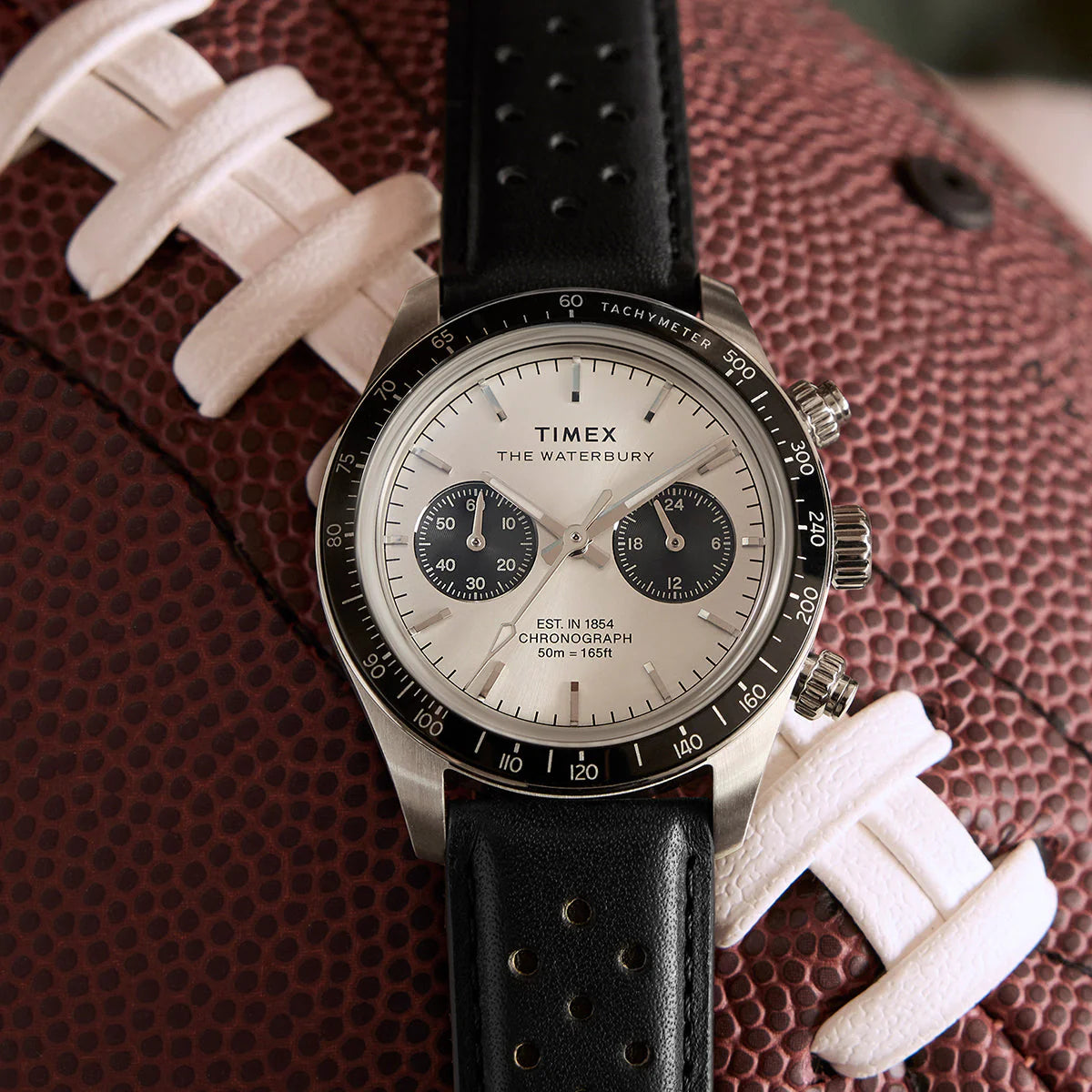Timex® Waterbury Heritage Chronograph Panda – Highlander Fox Watch Timex® Waterbury Heritage Chronograph Panda – Highlander Fox Watch