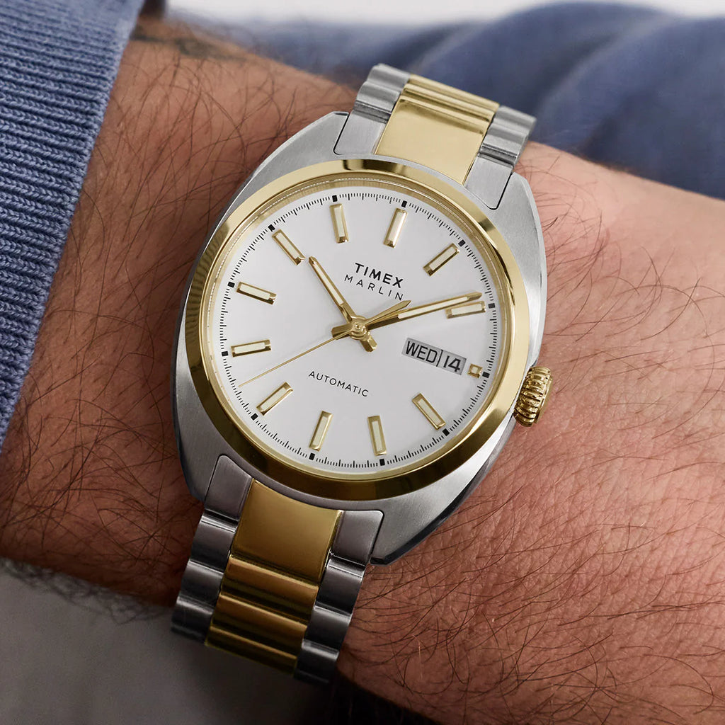 Timex Marlin® Draper Automatic 37mm Two Tone watch