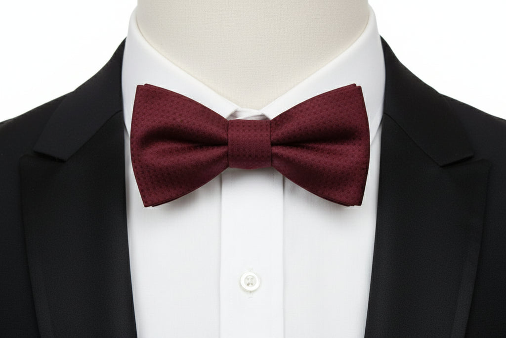 Burgundy Bow Tie