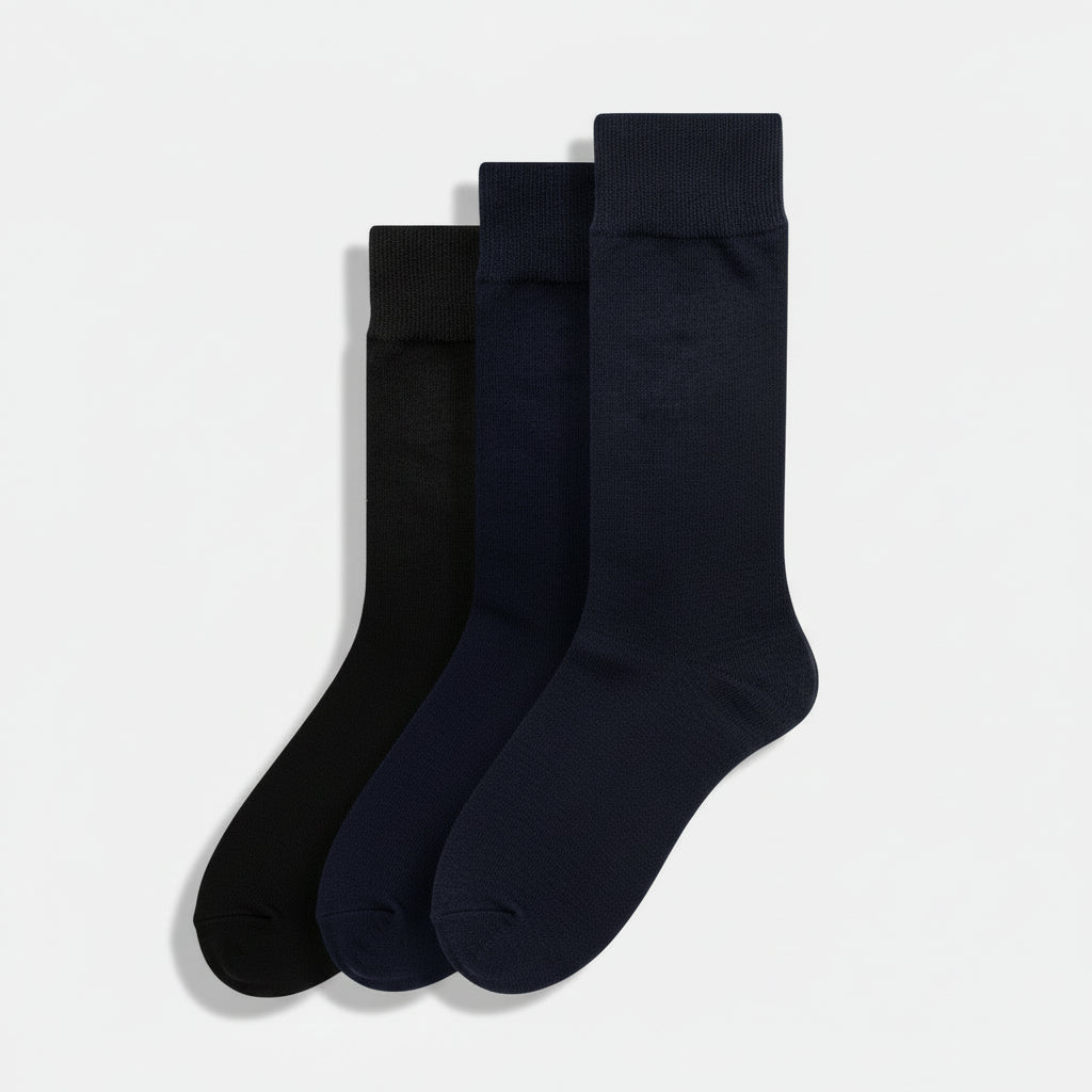 Black & Navy Sock Set