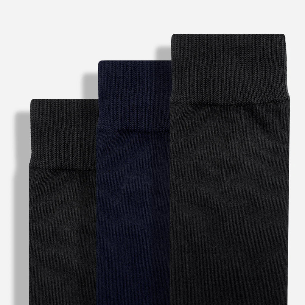 Black & Navy Sock Set