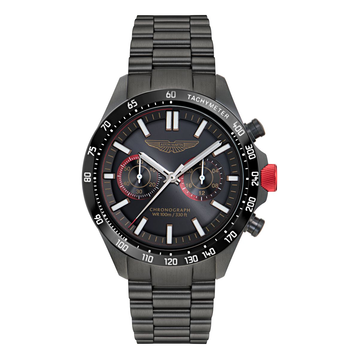 Timex X Aston Martin Watch IP Black RSST Case Black Dial IP Black RSST Bracelet