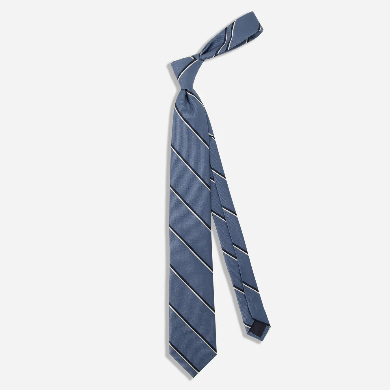Double Stripe Pale Blue Tie
