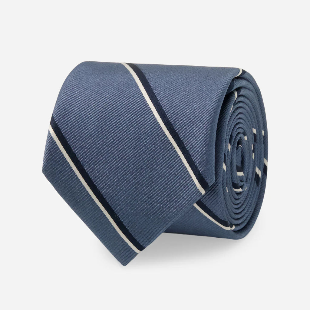 Double Stripe Pale Blue Tie