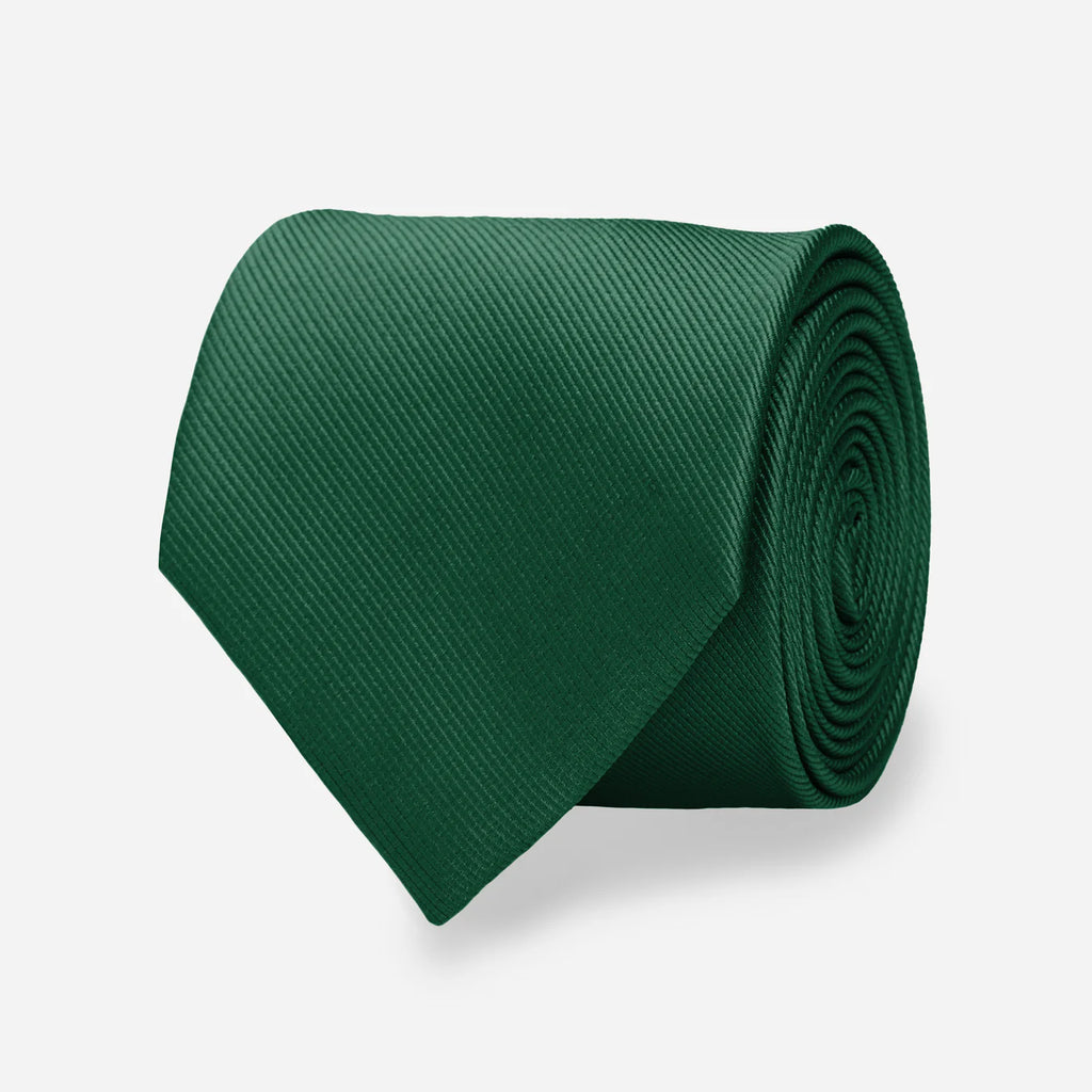 Grosgrain Solid Hunter Tie