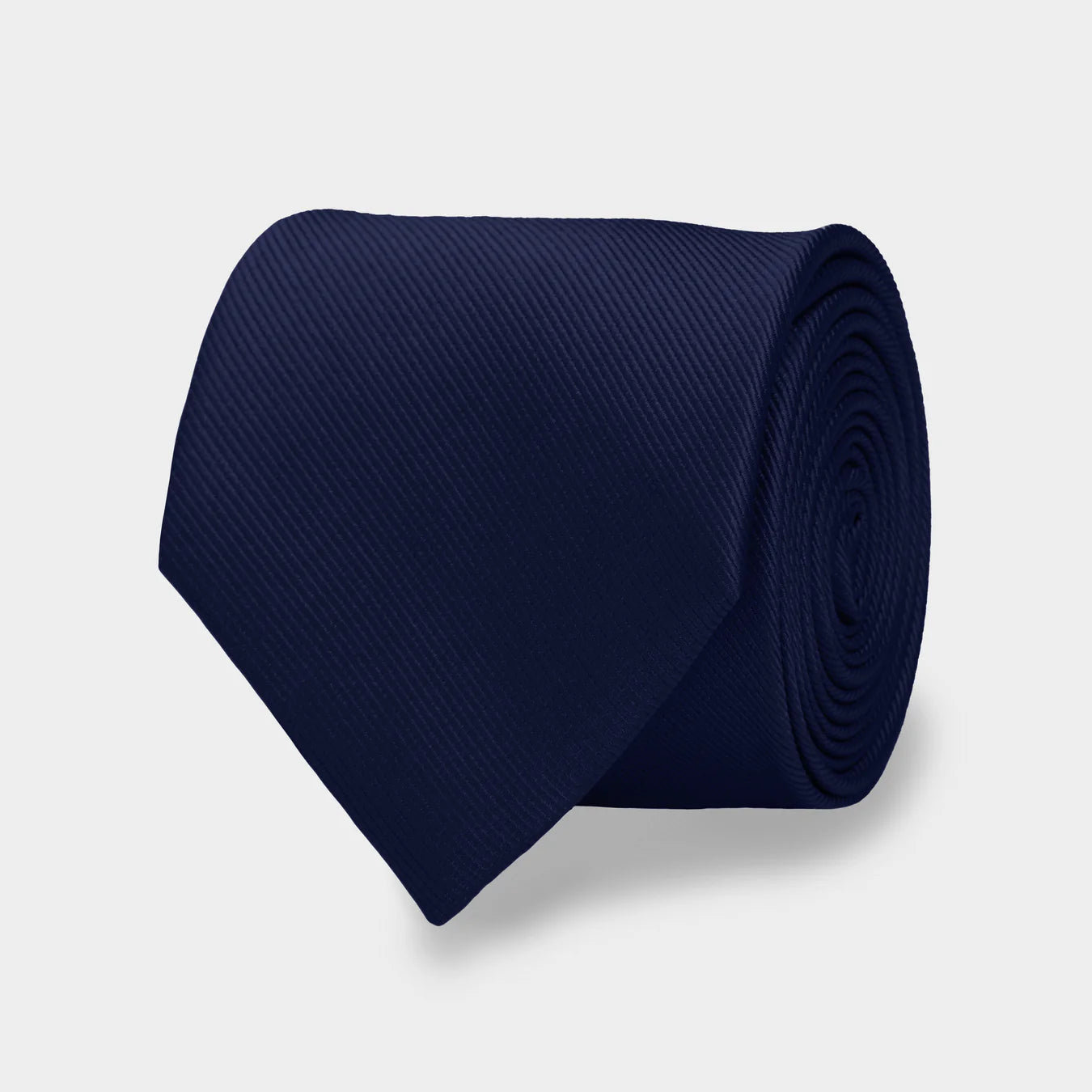Grosgrain Solid Midnight Navy Tie