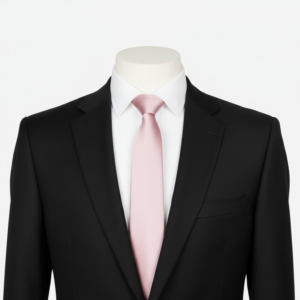 Grosgrain Solid Blush Pink Tie