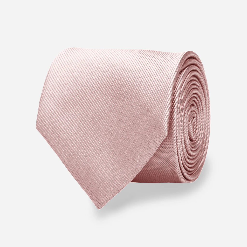 Grosgrain Solid Blush Pink Tie