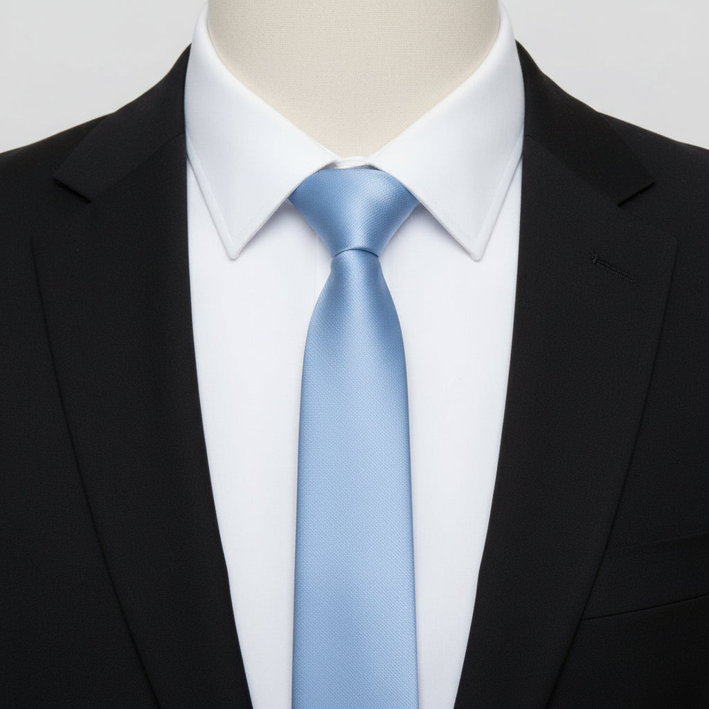 Grosgrain Solid Carolina Blue Tie