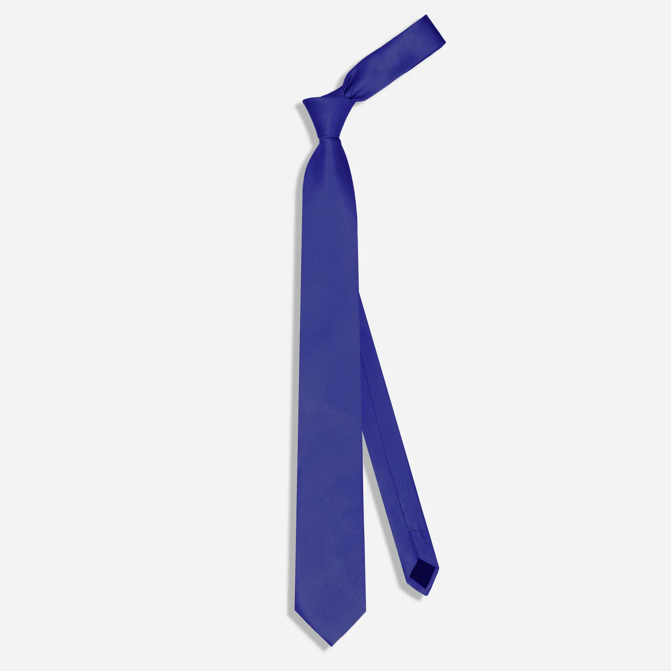 Grosgrain Solid Classic Blue Tie