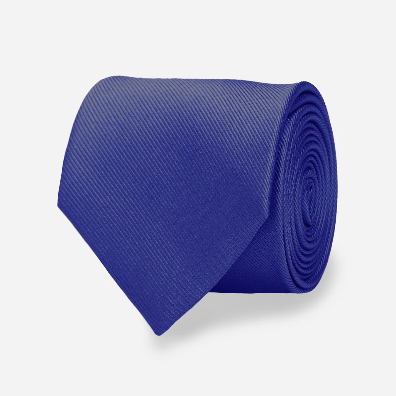 Grosgrain Solid Classic Blue Tie