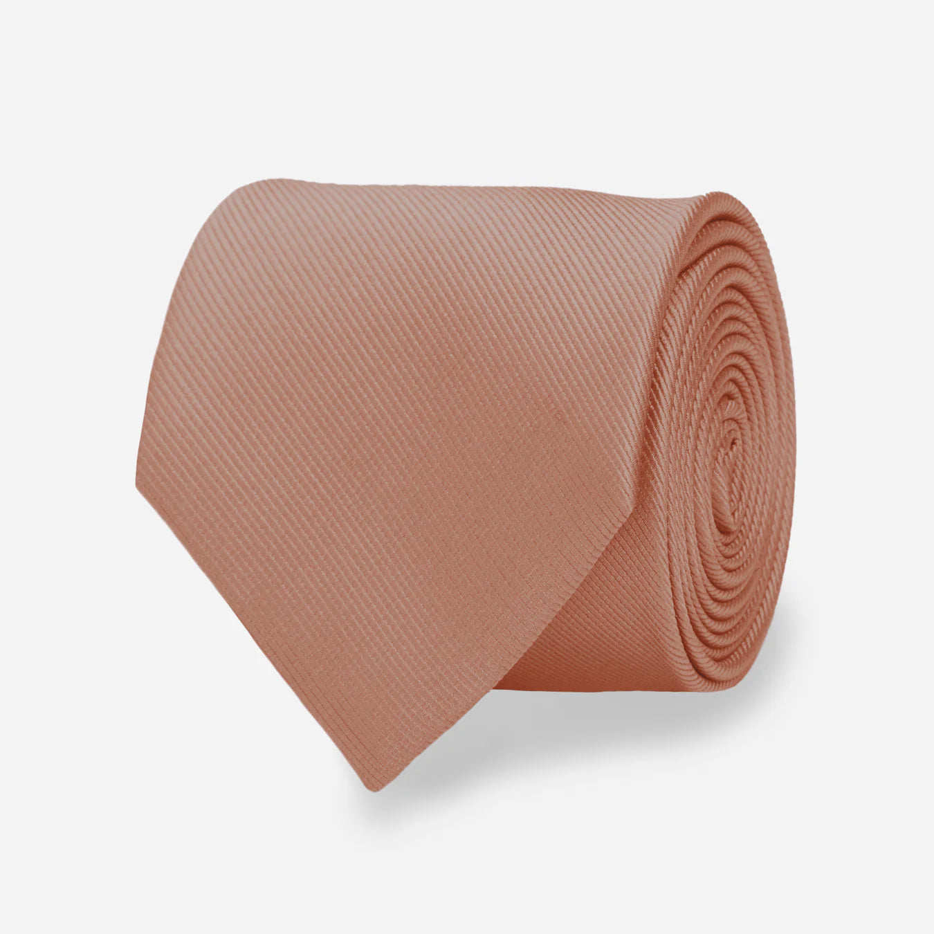Grosgrain Solid Peach Tie