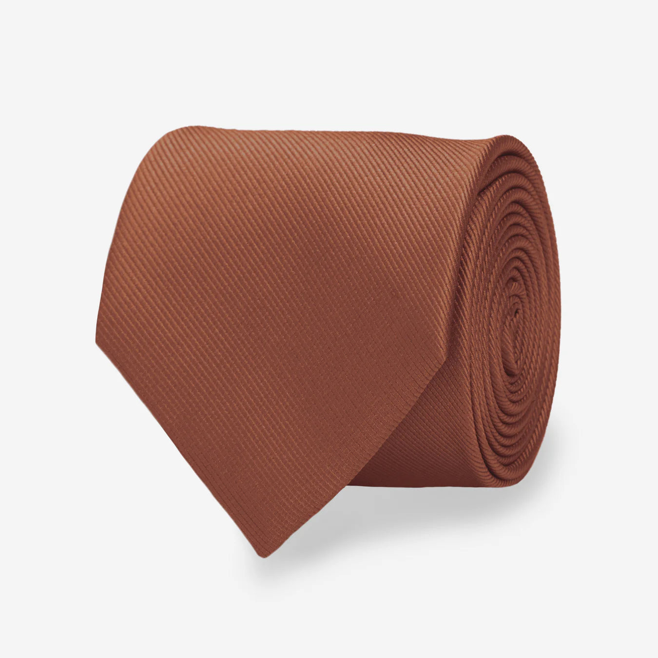 Grosgrain Solid Rust Tie