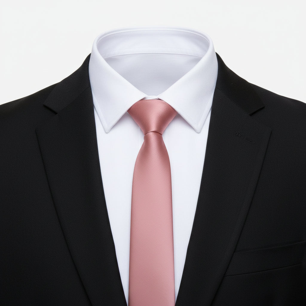 Grosgrain Solid Spring Pink Tie
