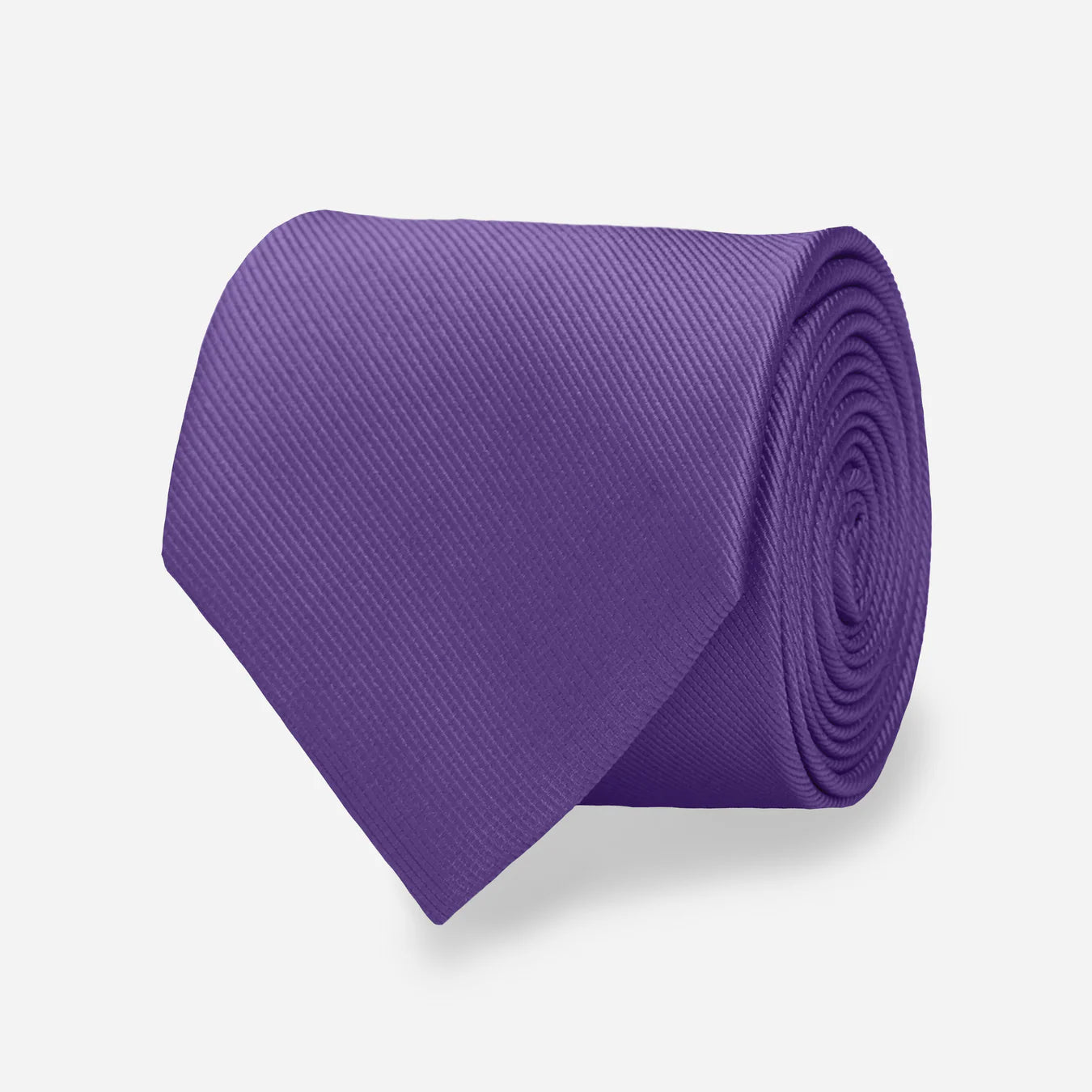 Grosgrain Solid Violet Tie