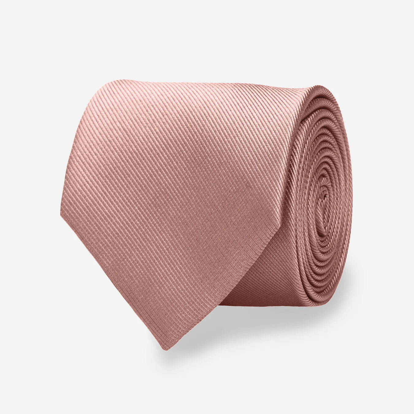 Grosgrain Solid Mauve Stone Tie