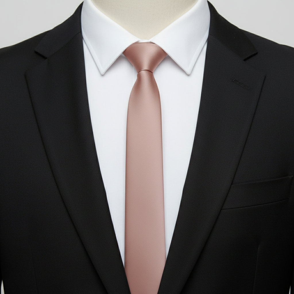 Grosgrain Solid Dusty Blush Tie