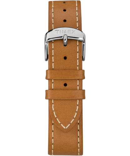 Weekender 2-piece 40mm Leather Strap Watch | Blue/Tan