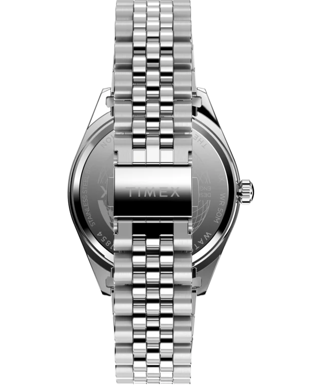 Timex Legacy Day and Date 41mm Stainless Steel Bracelet Watch | Teal