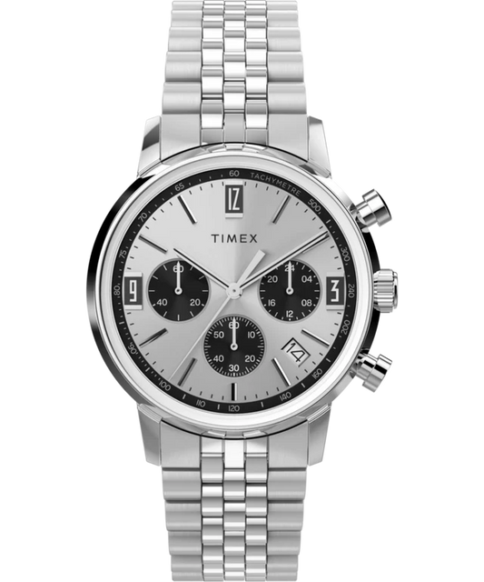 Marlin® Chronograph Tachymeter 40mm Stainless Steel Bracelet Watch | Gold-Tone