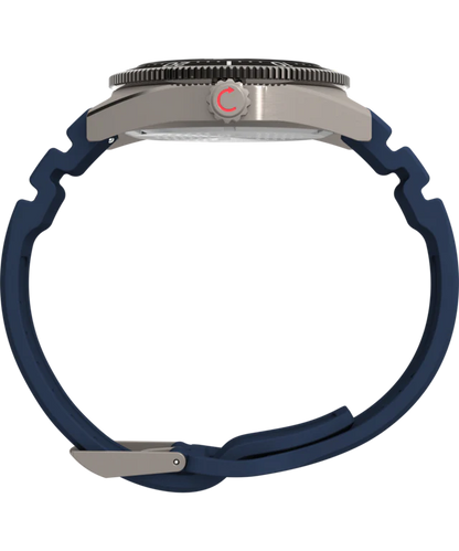 Deepwater Reef 200 GMT 41mm Synthetic Rubber Strap Watch | Blue
