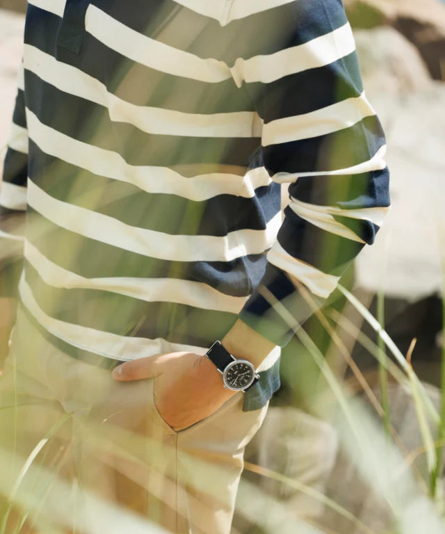 Weekender 37mm Fabric Strap Watch | Black