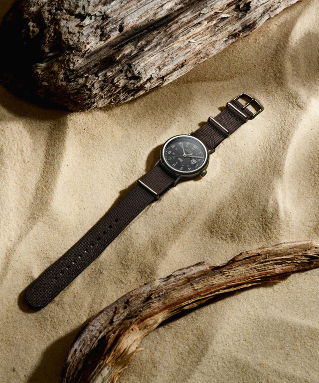 Timex® Weekender 40mm Fabric Strap Watch | Black