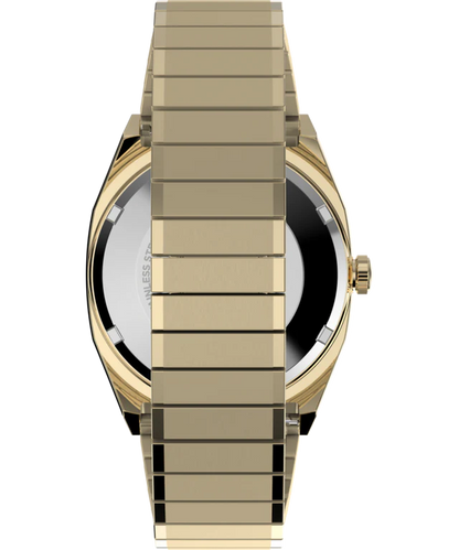 Timex® Automatic 1983 E Line 34mm Gold Tone Expansion Band Watch | In stock ready to ship