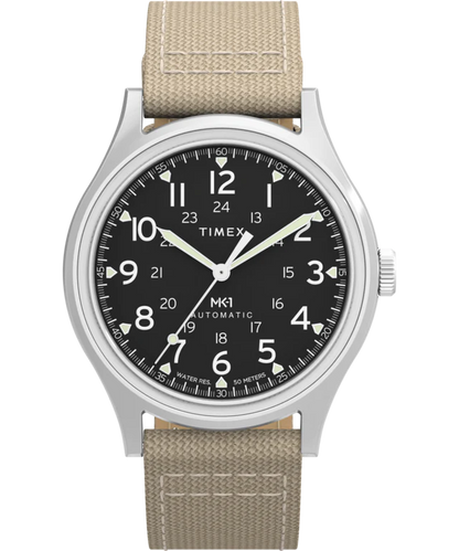 MK1® Automatic 40mm Fabric Strap Watch | Tan