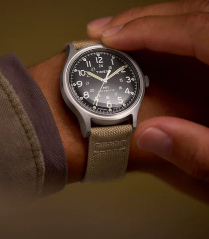 MK1® Automatic 40mm Fabric Strap Watch | Tan
