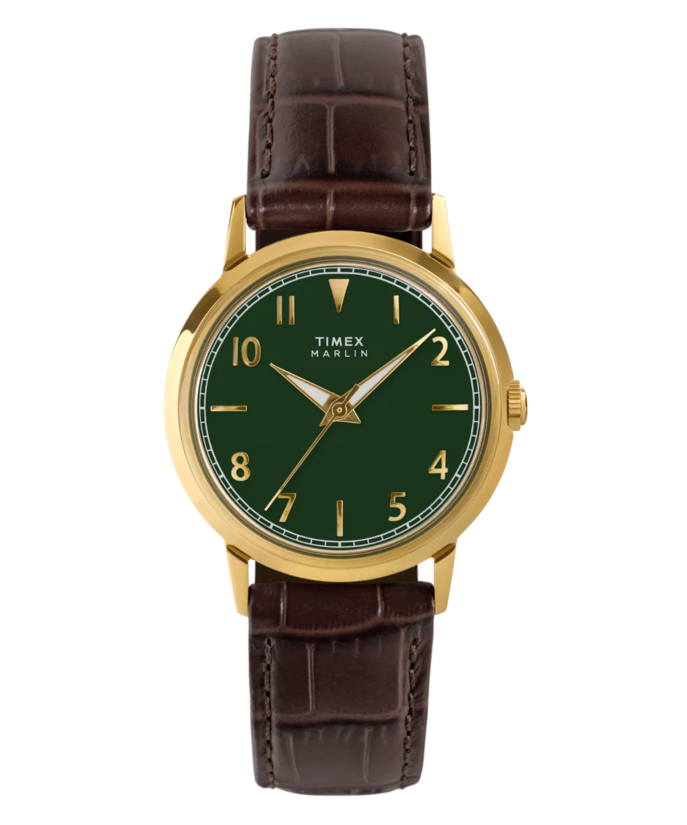 Timex®  Marlin Quartz Green & Gold