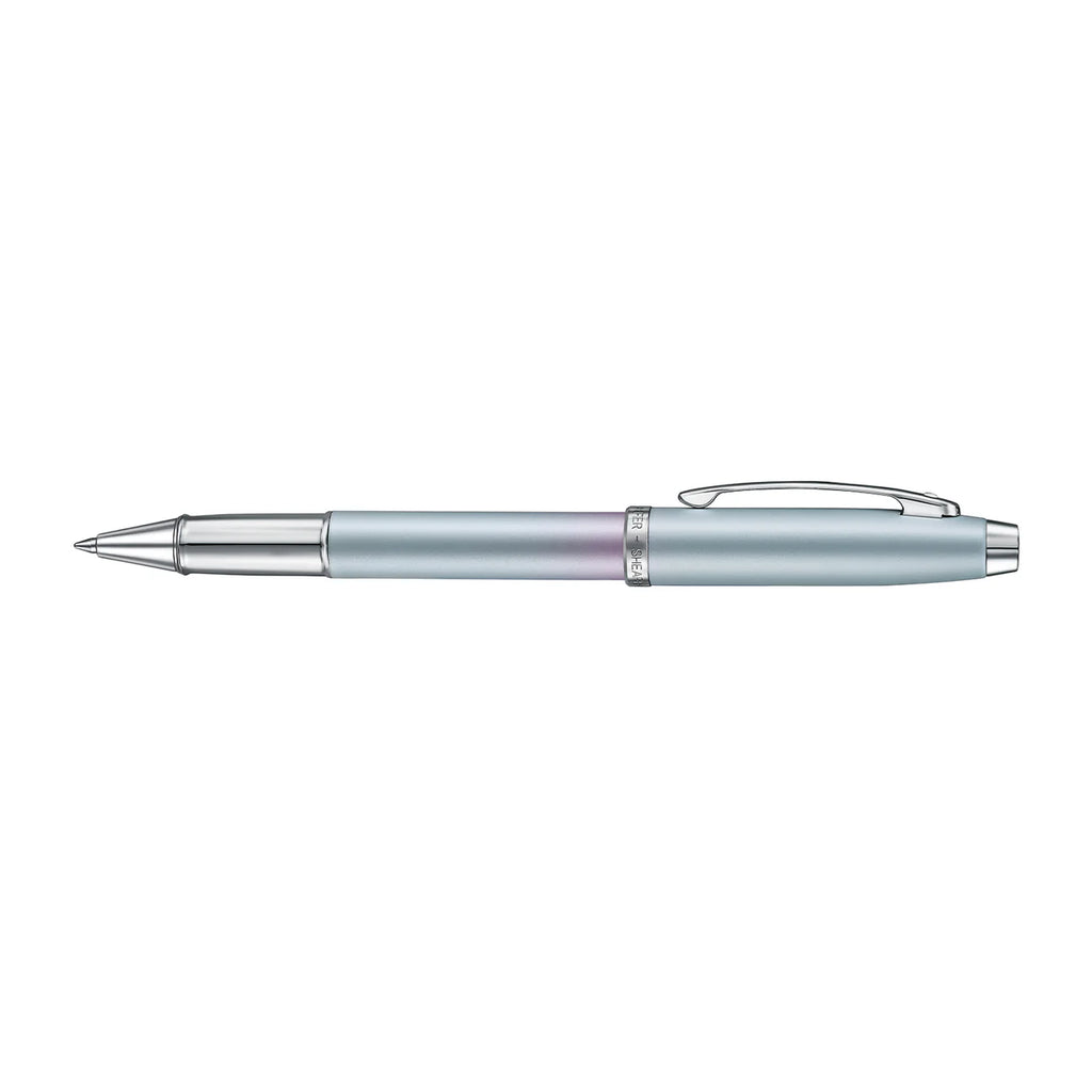Sheaffer 100 9376 Expressions Blue and Pink Pearlised Gradient Rollerball Pen with Chrome-plated Trims