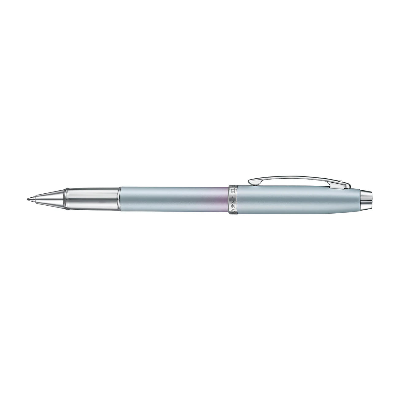Sheaffer 100 9376 Expressions Blue and Pink Pearlised Gradient Rollerball Pen with Chrome-plated Trims