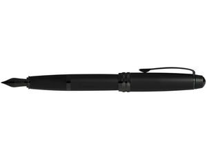 Bailey™ Matte Black Lacquer Stainless Steel Fine Nib Fountain Pen