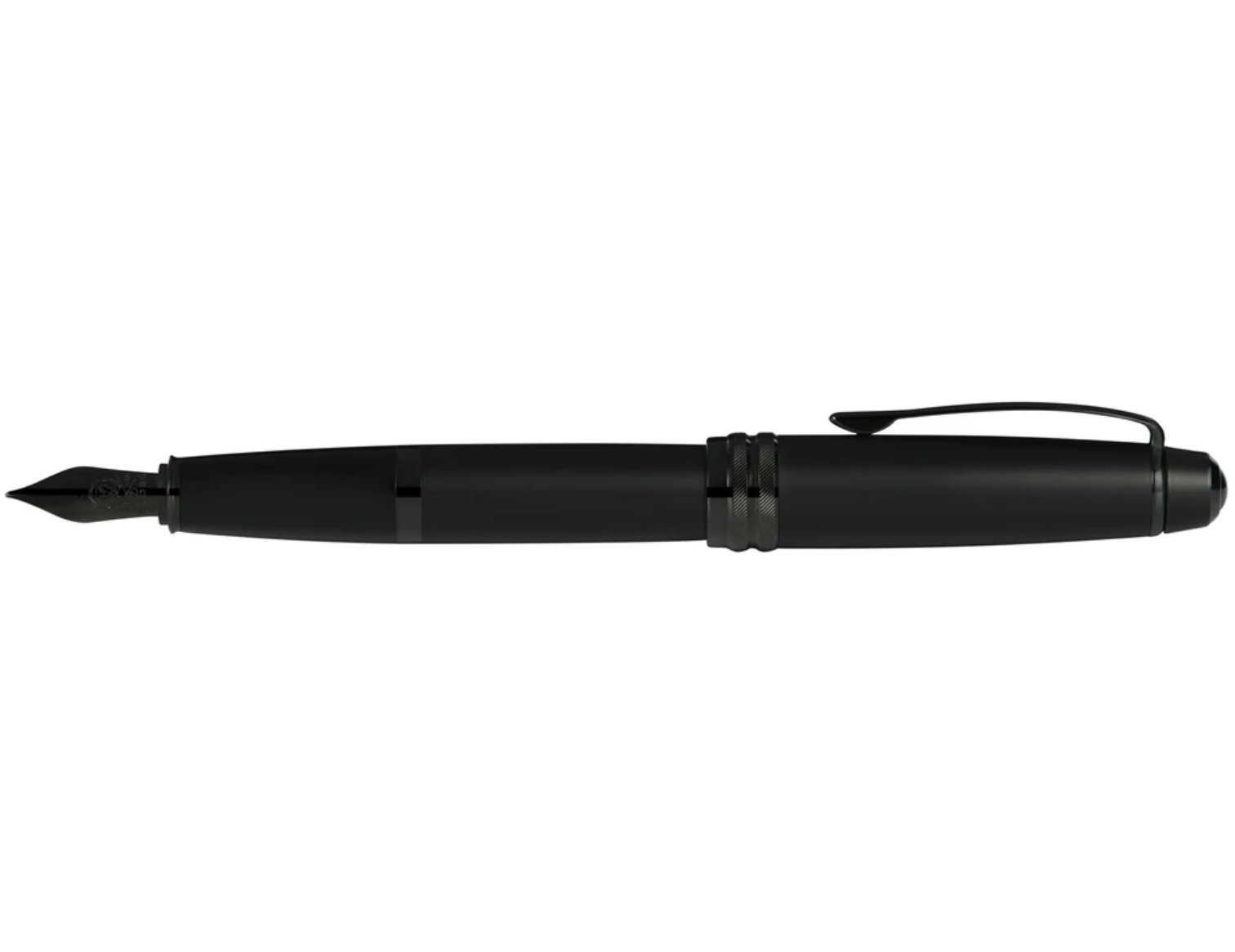 Bailey™ Matte Black Lacquer Stainless Steel Fine Nib Fountain Pen