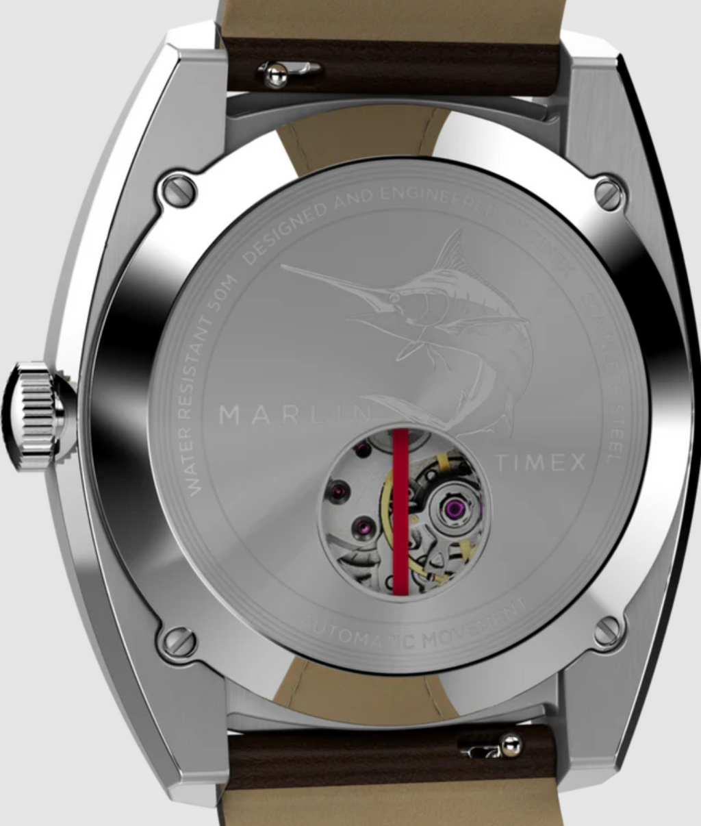 Timex® Marlin Sub-Dial Automatic 39mm Leather Strap TW2V62000