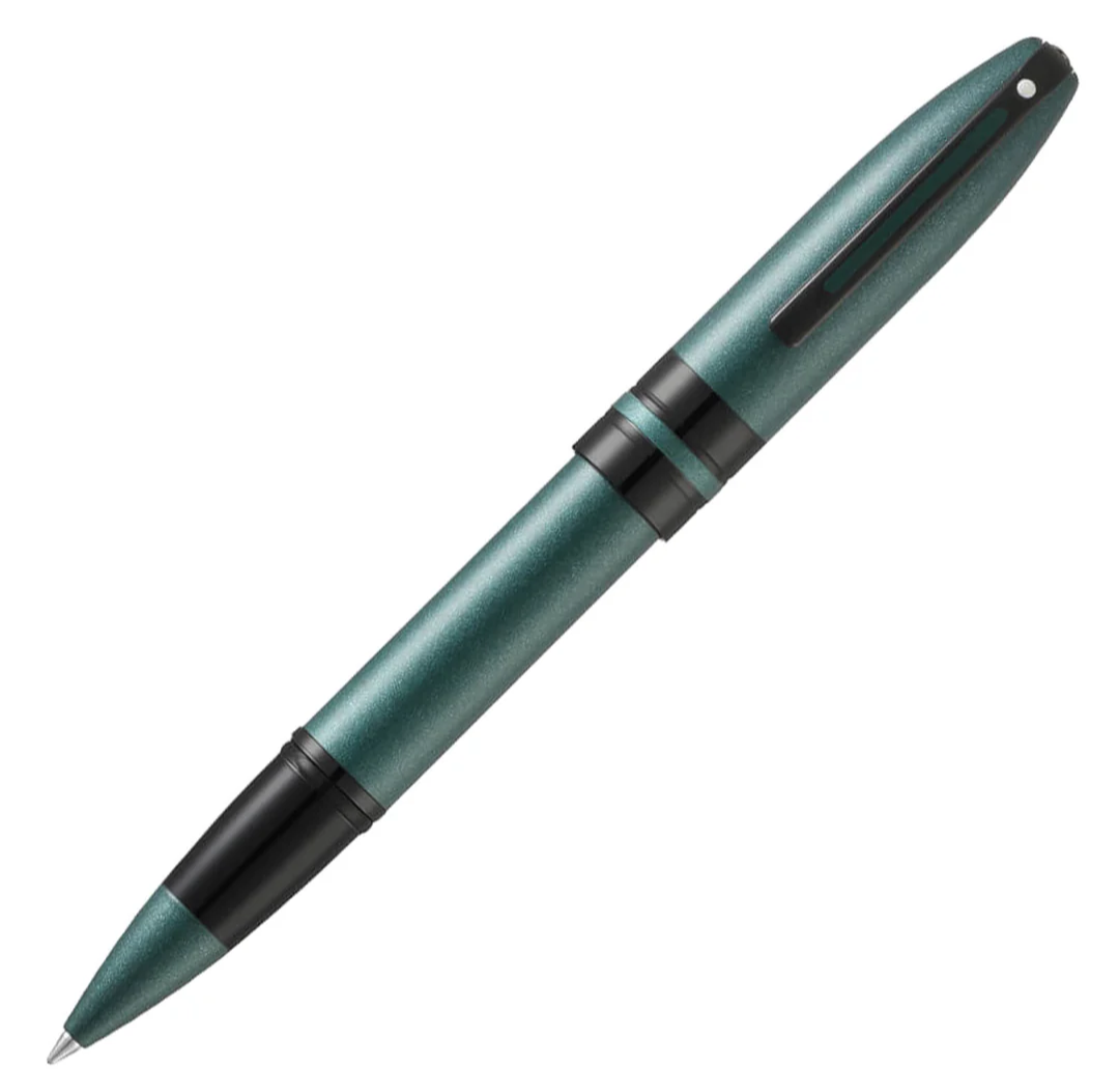 Icon Metallic Green with Gloss Black PVD Trim Ballpoint Pen