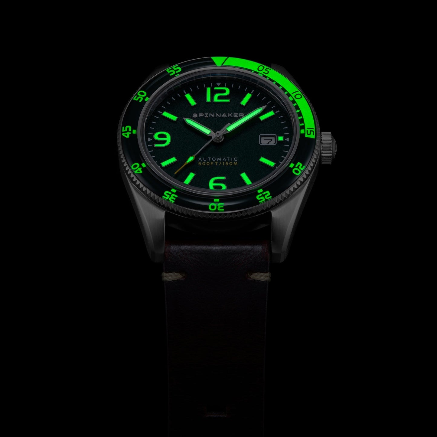 Spinnaker Fleuss Automatic Lagoon Green wait time 1-2 weeks