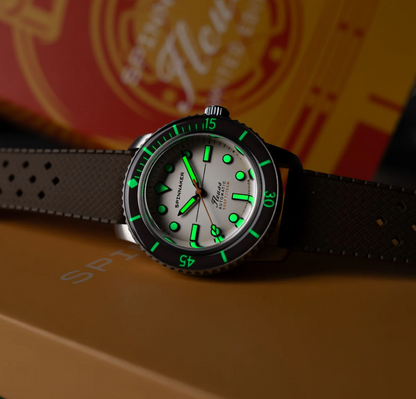 Spinnaker

Fleuss 40 Automatic 145th Limited Edition Smoky White SP-5133-22 wait time 1-2 weeks